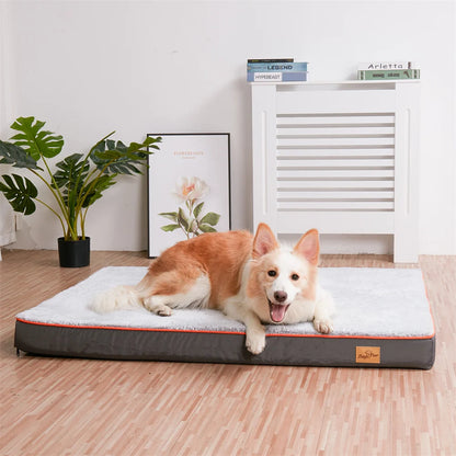 Premium Large Orthopedic Memory Foam Dog Bed Waterproof Washable Water Resistant