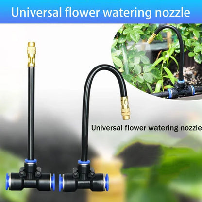 Universal Automatic Irrigation Sprinkler Kit Rotating Copper Nozzle Sprinkler