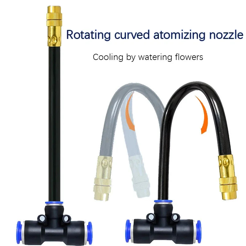 Universal Automatic Irrigation Sprinkler Kit Rotating Copper Nozzle Sprinkler