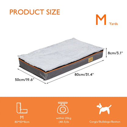 Premium Large Orthopedic Memory Foam Dog Bed Waterproof Washable Water Resistant