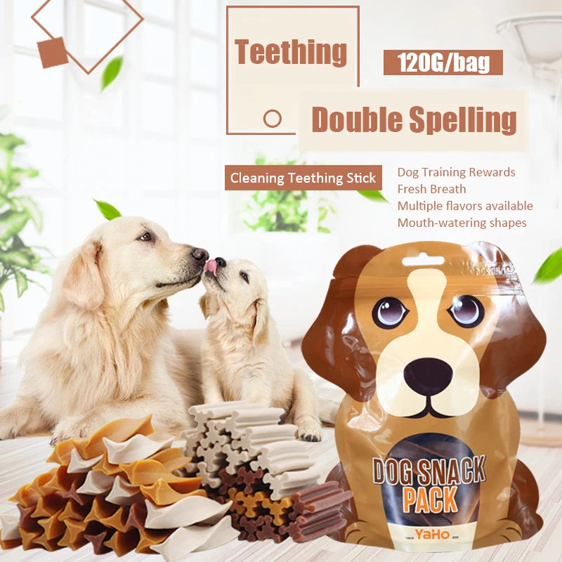 Dog Snacks, Teething Stick, Mixed Flavor, Tooth Cleaning, Bone, Fresh Breath